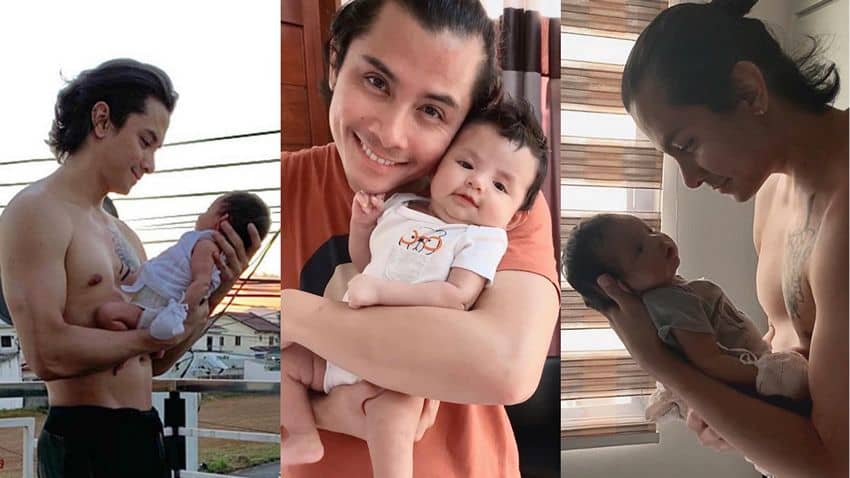 JC Santos with his lovely daughter River