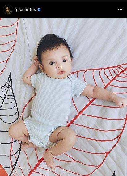 JC Santos with his lovely daughter River