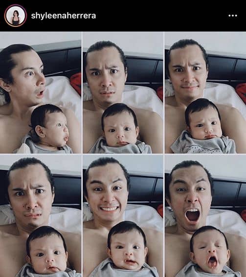 JC Santos with his lovely daughter River