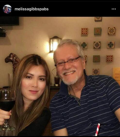 Ronaldo Valdez with his daughter Melissa
