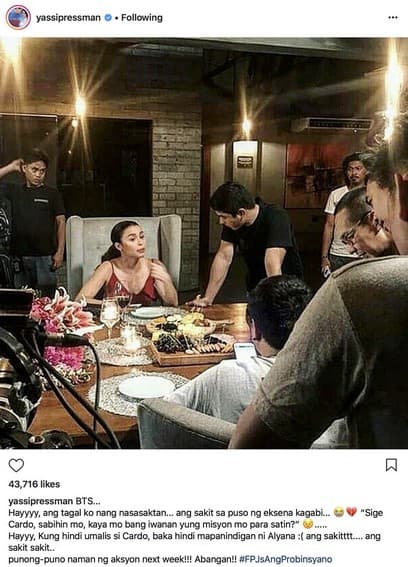 Behind the scenes photos of Coco and Yassi in FPJ’s Ang Probinsyano