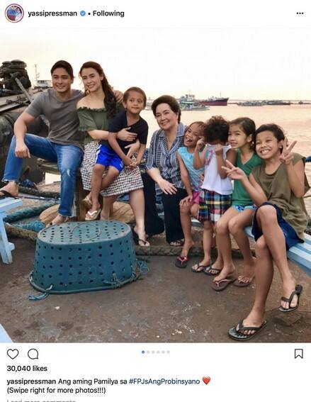 Behind the scenes photos of Coco and Yassi in FPJ’s Ang Probinsyano