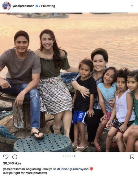 Behind the scenes photos of Coco and Yassi in FPJ’s Ang Probinsyano