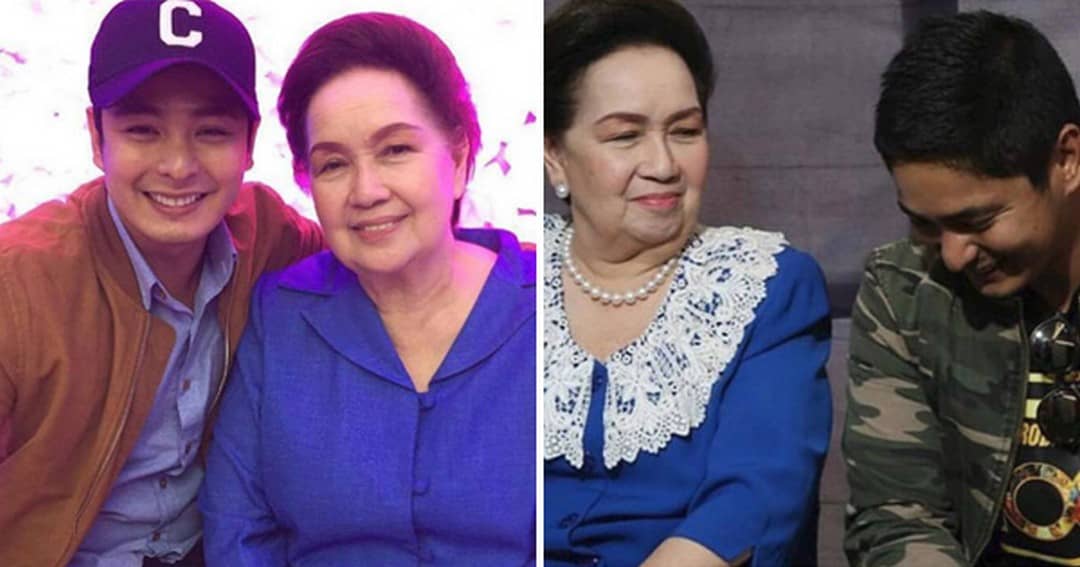LOOK: Coco Martin with his lovely Lola in showbiz