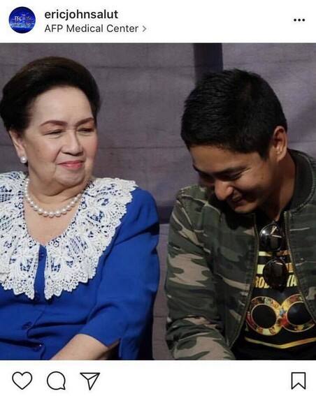 LOOK: Coco Martin with his lovely Lola in showbiz