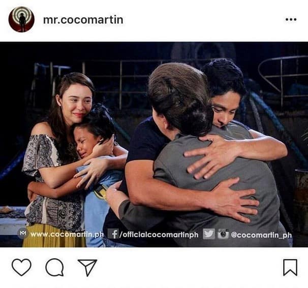 LOOK: Coco Martin with his lovely Lola in showbiz