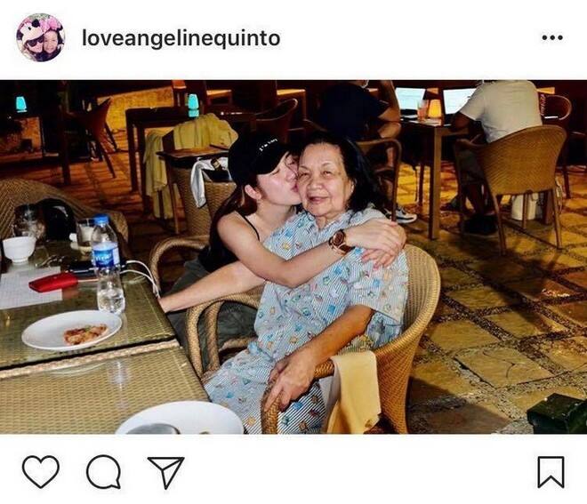 Angeline Quinto with her lovely Mama Bob