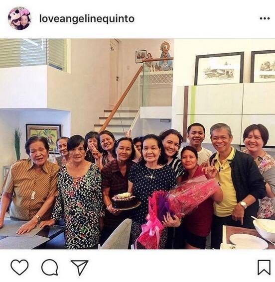 Angeline Quinto with her lovely Mama Bob