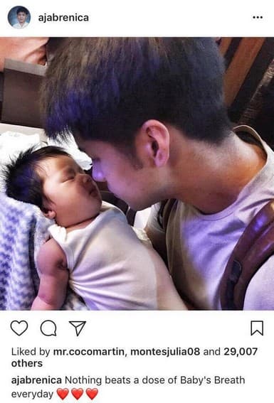 LOOK: Aljur Abrenica with his adorable little one