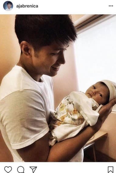 LOOK: Aljur Abrenica with his adorable little one