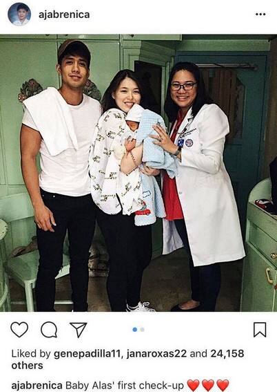 LOOK: Aljur Abrenica with his adorable little one