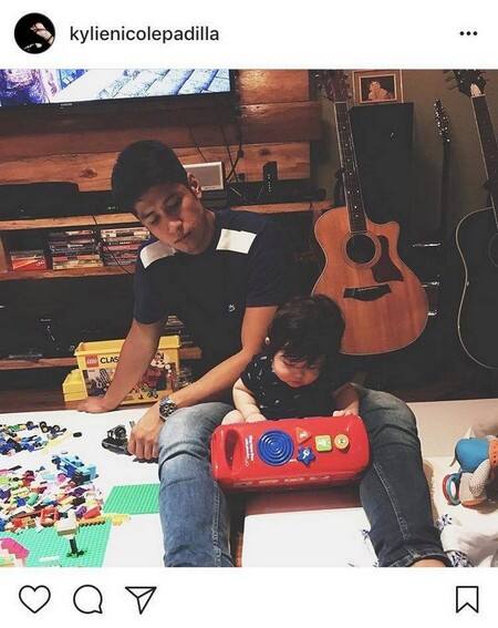 LOOK: Aljur Abrenica with his adorable little one