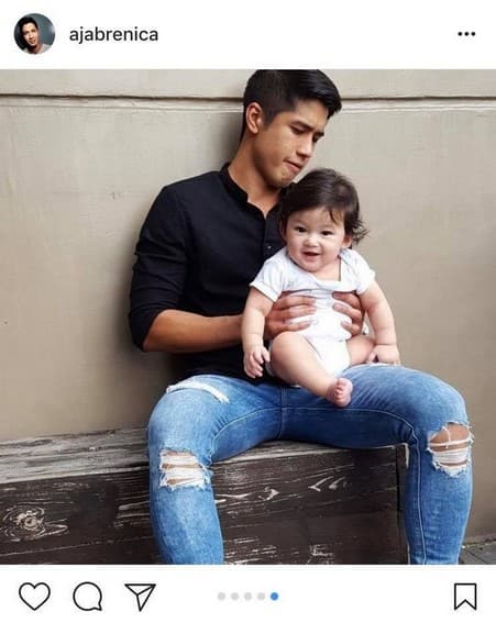 LOOK: Aljur Abrenica with his adorable little one