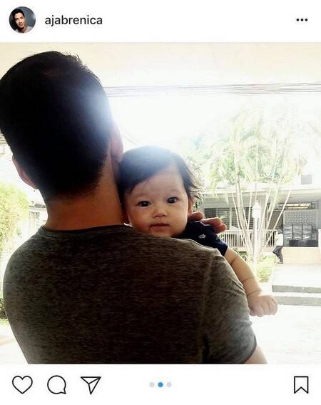 LOOK: Aljur Abrenica with his adorable little one