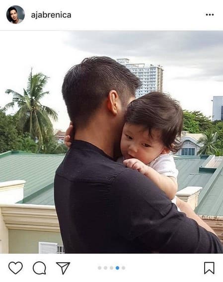 LOOK: Aljur Abrenica with his adorable little one