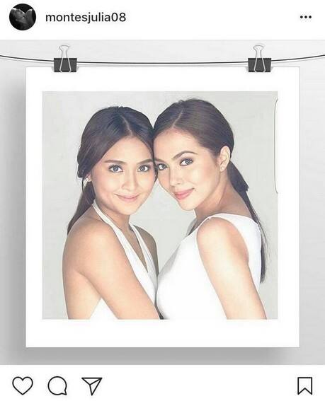 Photos of Julia Montes with her best friend Kathryn Bernardo