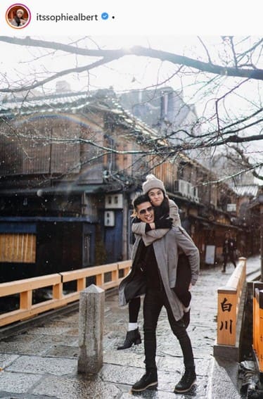 Vin Abrenica Sophie Albert Relationship