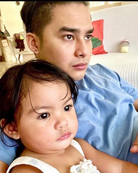 McCoy De Leon with his adorable baby girl Felize