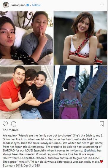 PHOTOS: Erich Gonzales bonding moments with The Aquinos!
