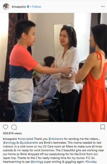 PHOTOS: Erich Gonzales bonding moments with The Aquinos!