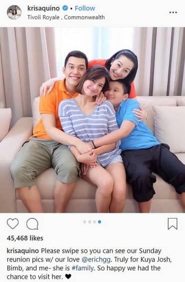 PHOTOS: Erich Gonzales bonding moments with The Aquinos!