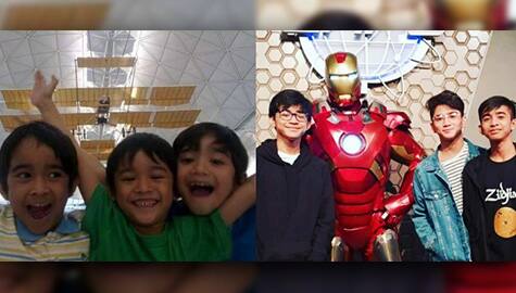 Zaijian’s moments withyounger brothers