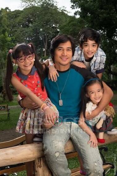Piolo with Zaijian, Xyriel and Yesha in Hawak Kamay (2014)