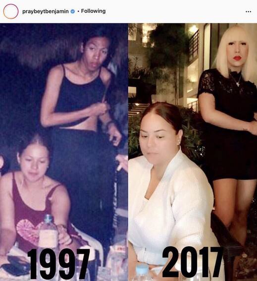 Check out these celebrities who recreated their throwback photos!