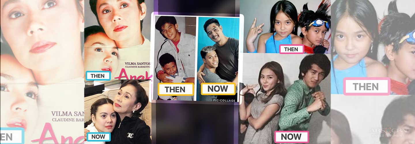 IN PHOTOS: Celebrities mimic their throwback poses