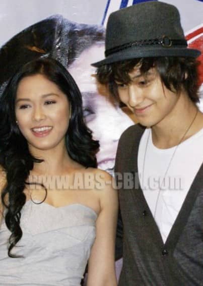 Maja Salvador with Kim Bum