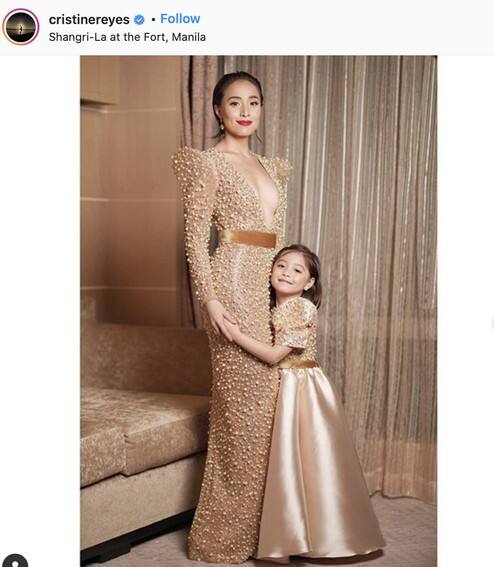 Celebrity moms and their adorable daughters matching outfit