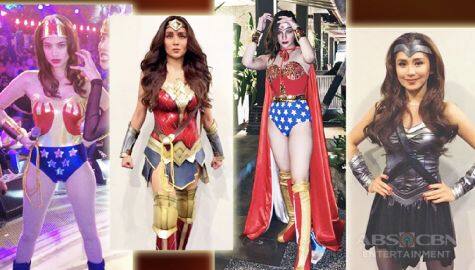 Filipina celebrities in superhero costumes