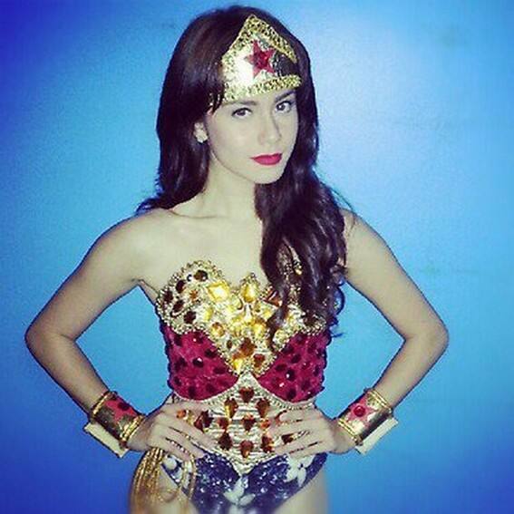 Filipina celebrities in superhero costumes