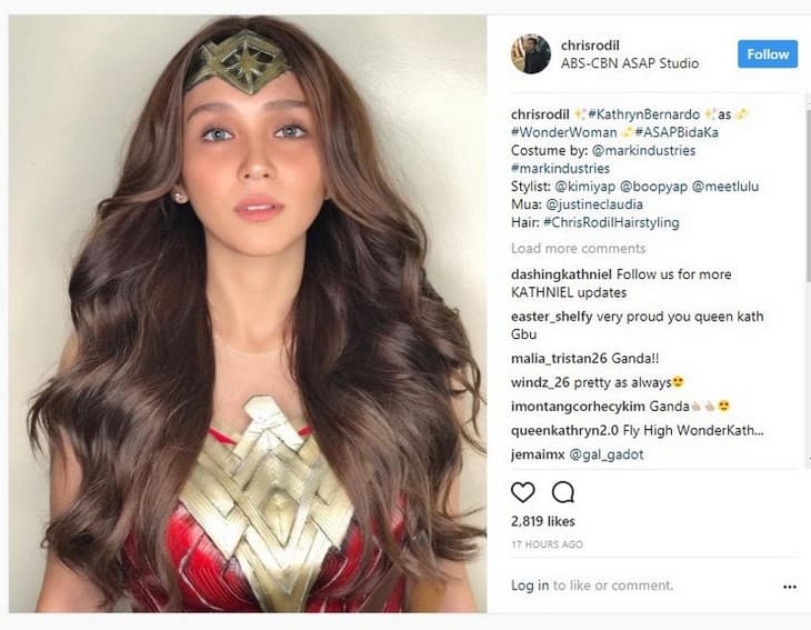 Filipina celebrities in superhero costumes