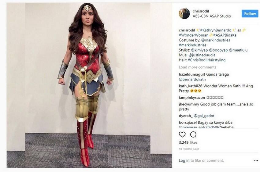 Filipina celebrities in superhero costumes