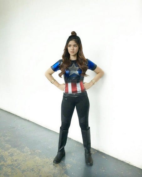 Filipina celebrities in superhero costumes