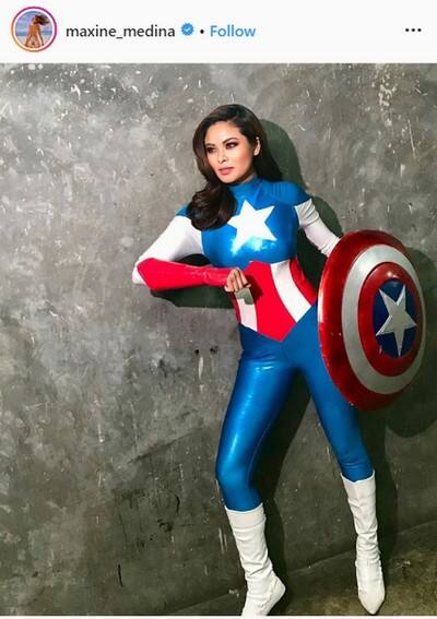 Filipina celebrities in superhero costumes