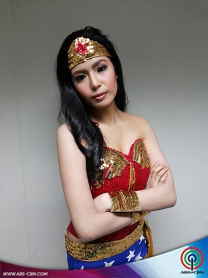 Filipina celebrities in superhero costumes