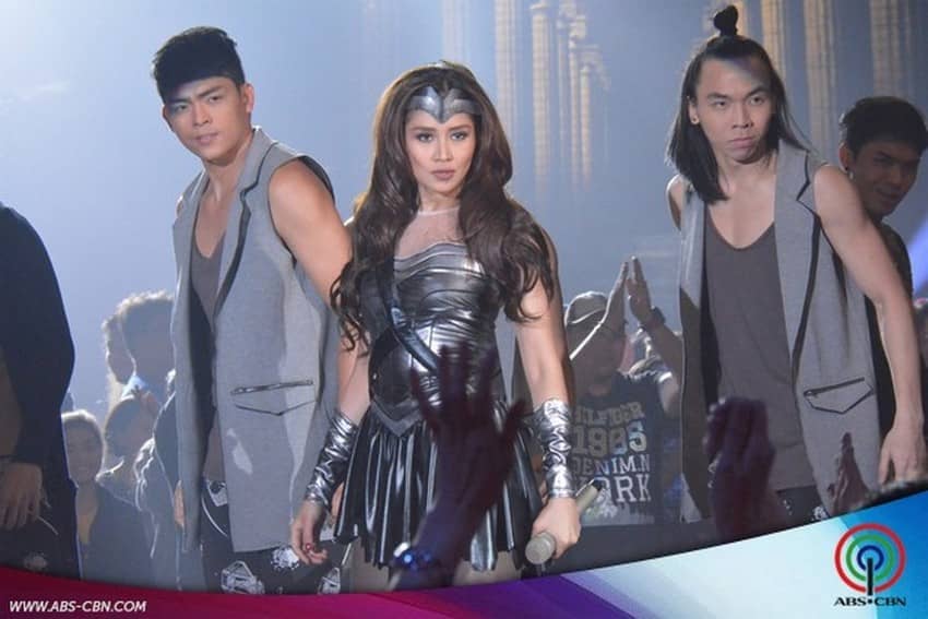 Filipina celebrities in superhero costumes
