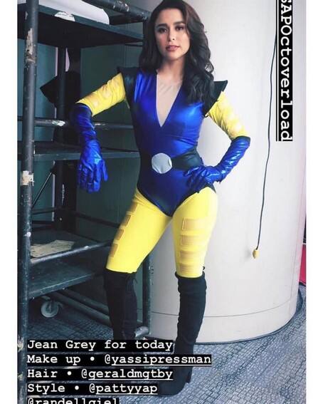 Filipina celebrities in superhero costumes
