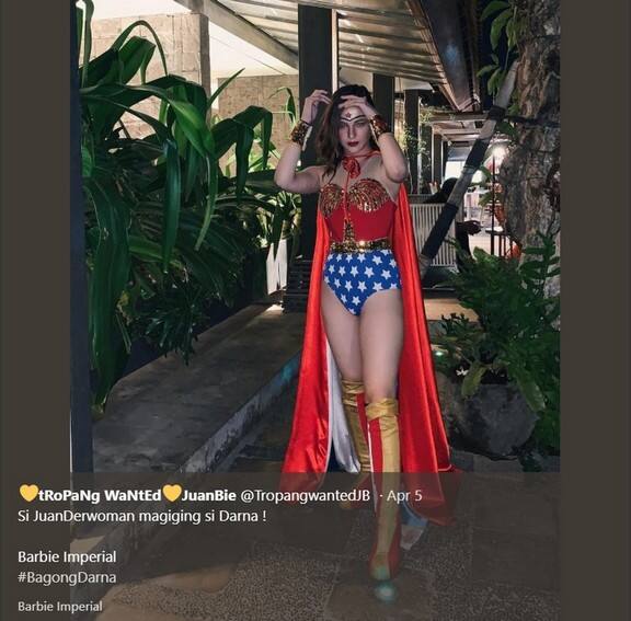 Filipina celebrities in superhero costumes