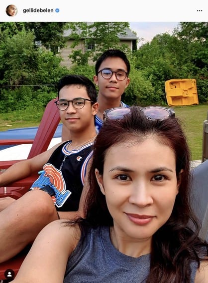 Gelli de Belen with her sons | ABS-CBN Entertainment