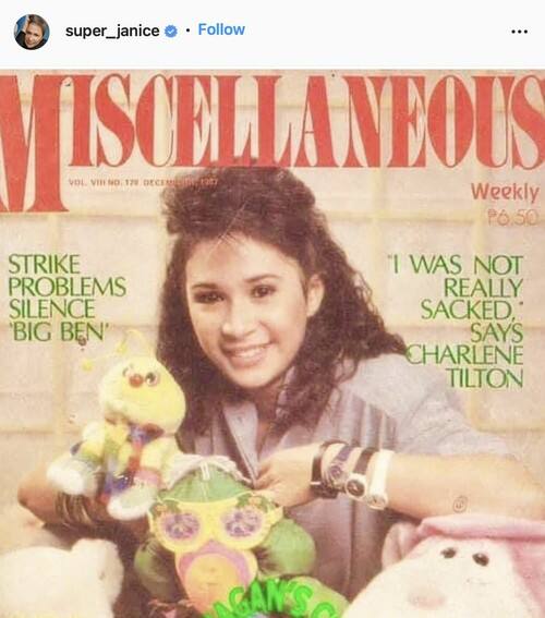 Janice De Belen's childhood photos