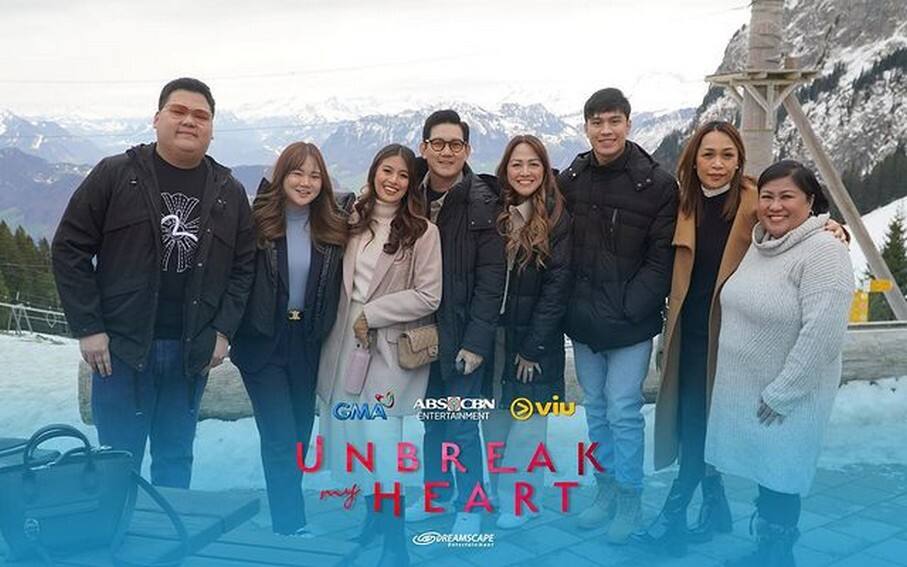 “Unbreak My Heart” cast enjoys scenic spots in Switzerland 