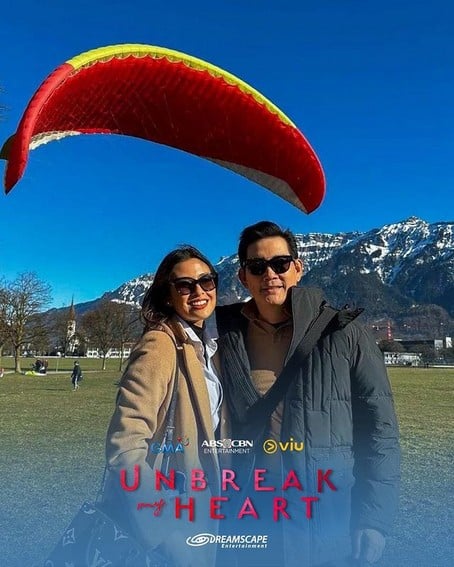 “Unbreak My Heart” cast enjoys scenic spots in Switzerland 