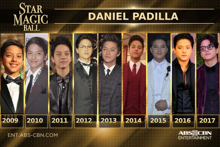 Star Magic Ball Throwback Daniel Padilla ABSCBN Entertainment