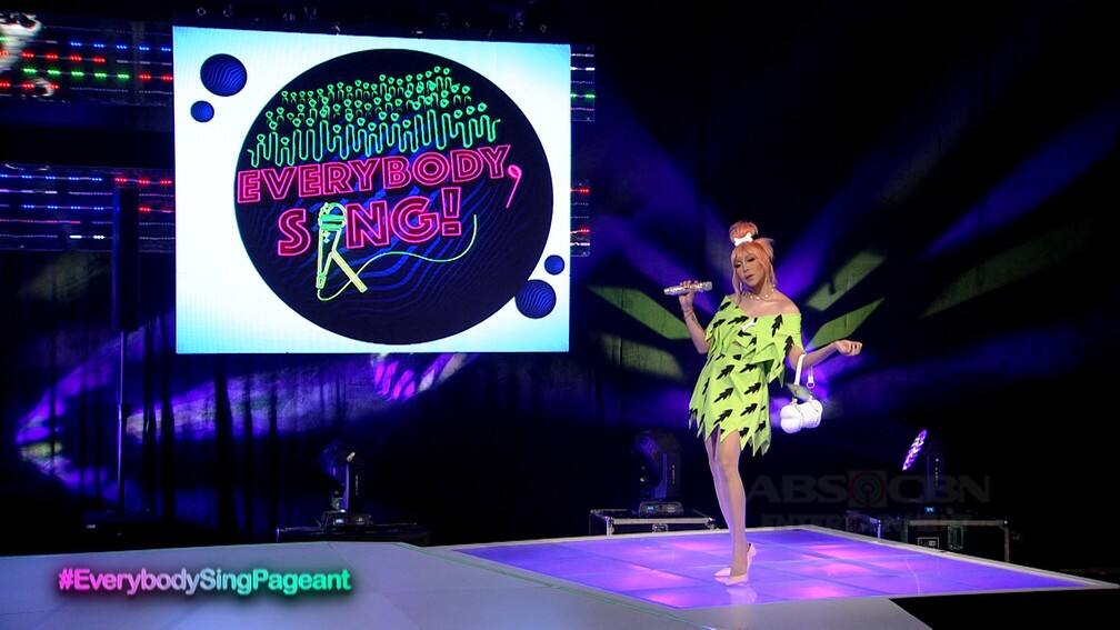 IN PHOTOS: Vice Ganda dressed up as Pebbles from The Flintstones on Everybody Sing