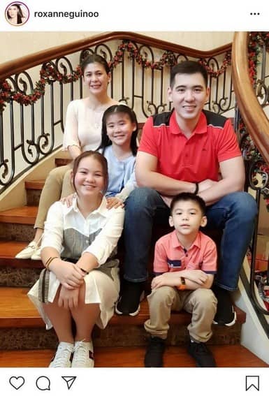 Priceless! Roxanne Guinoo with her picture-perfect family