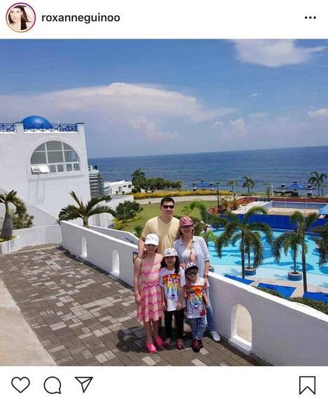 Priceless! Roxanne Guinoo with her picture-perfect family