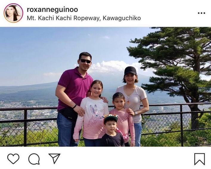Priceless! Roxanne Guinoo with her picture-perfect family